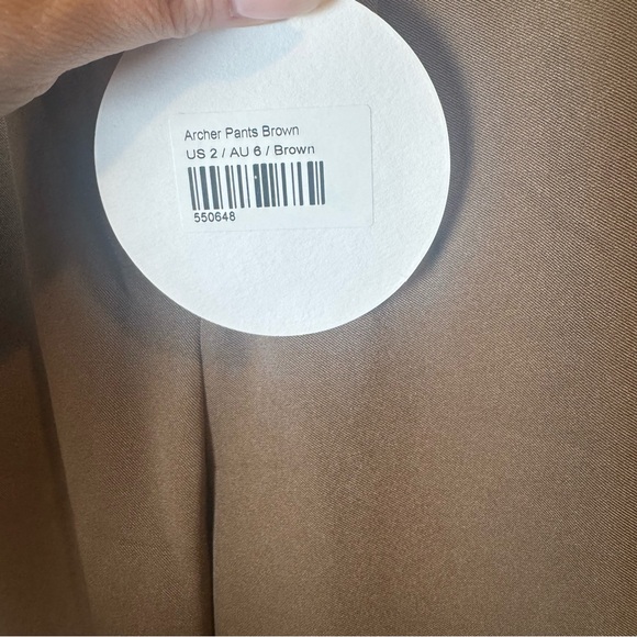 Princess Polly Archer Pants Brown Lower‎ Impact - Picture 4 of 10